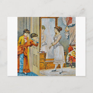 Cartão Postal No boudoir