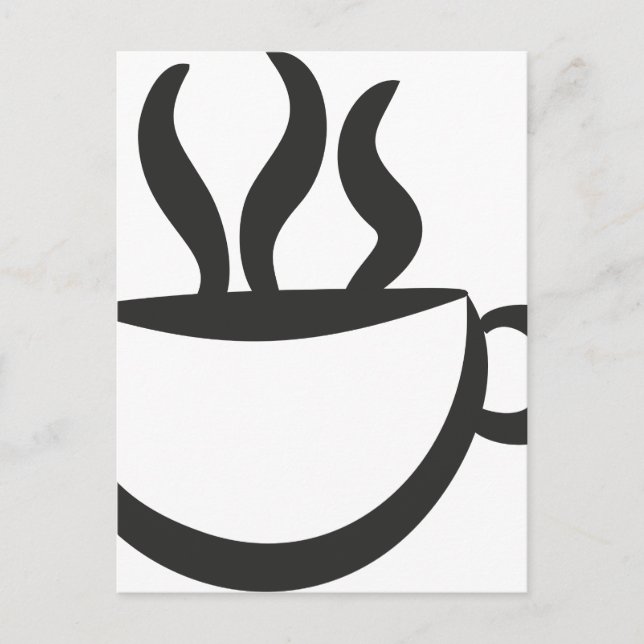 Cartão Postal No café? (Frente)