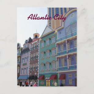 Cartão Postal No calçadão — Atlantic City, NJ