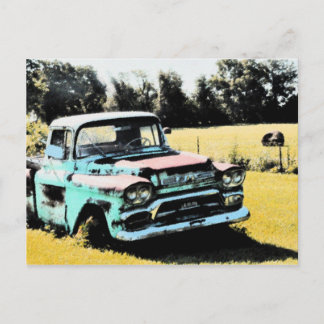 Cartão Postal No campo de feno