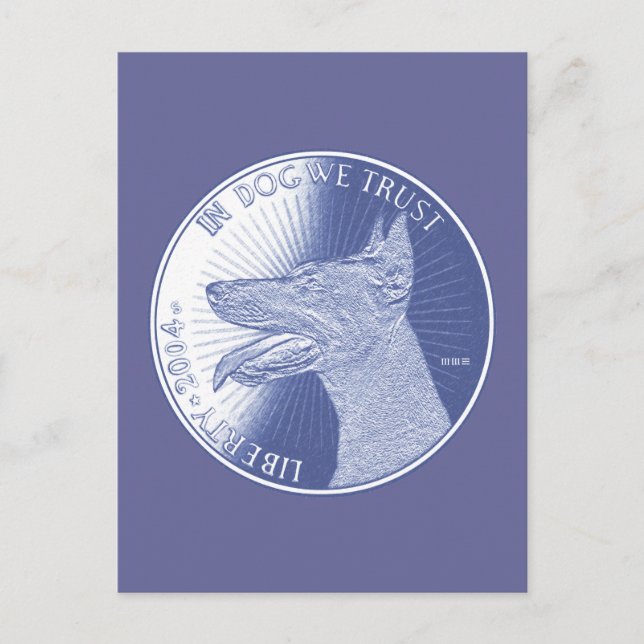 Cartão Postal No cão (Frente)