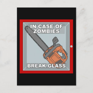 Cartão Postal No caso de zombies