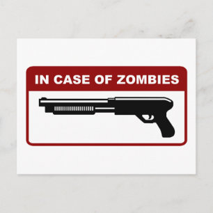 Cartão Postal No Caso De Zombies