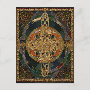 Cartão Postal Nó Celta Colorida