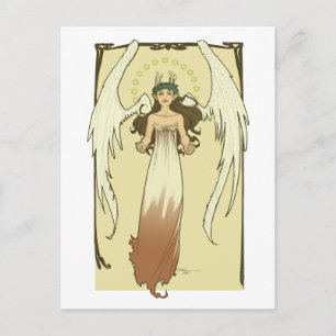 Cartão Postal No Círculo da Luz do Anjo