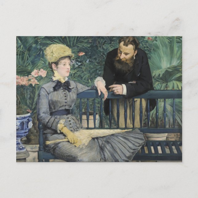 Cartão Postal No Conservatório Edouard Manet  (Frente)