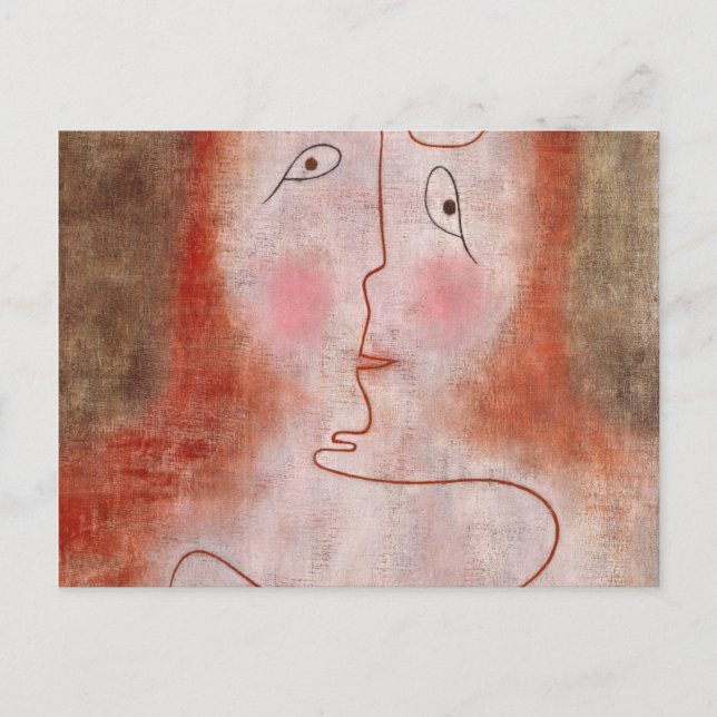 Cartão Postal No Espelho Mágico de Paul Klee (Frente)