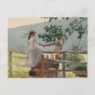 Cartão Postal No Estilo   Winslow Homer