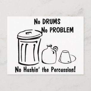 Cartão Postal No Hushin, a Percussão