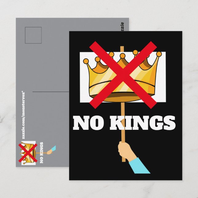 Cartão Postal No Kings Postcard (Frente/Verso)
