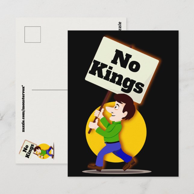 Cartão Postal No Kings Postcard (Frente/Verso)