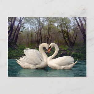 Cartão Postal "No Lago Faery"