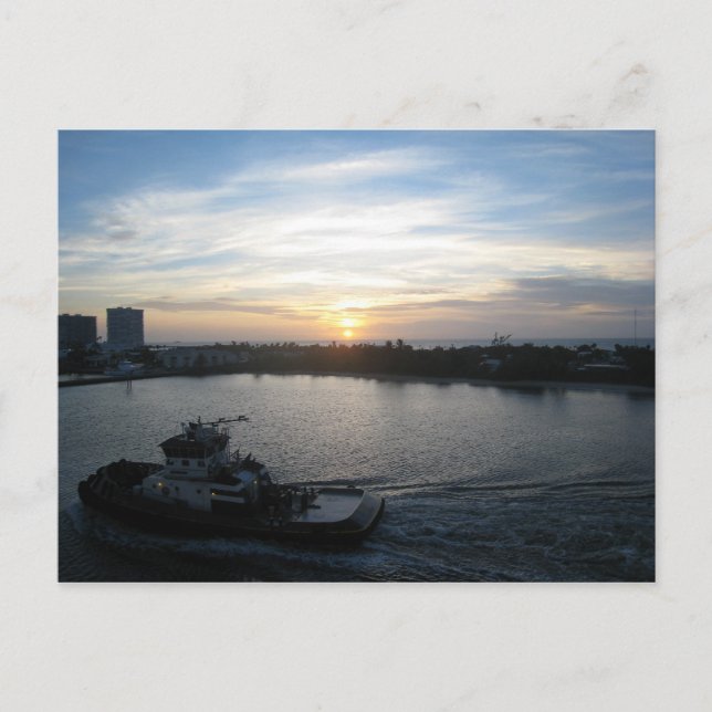 Cartão Postal No mar (Frente)