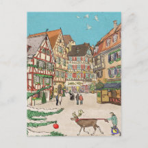 No Mercado de Natal, Estrasburgo França Inspirada 