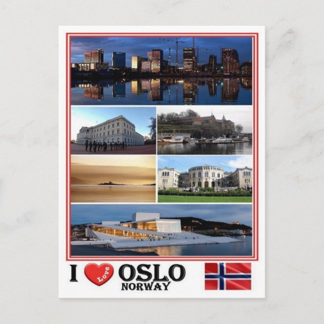 Cartão Postal NO - Noruega - Oslo - (Frente)