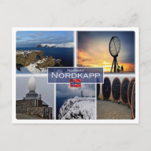 Cartão Postal NO Norway - Nordkapp - North Cape -
