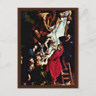 Cartão Postal No Painel Central Cruzado Triptych: Cruz