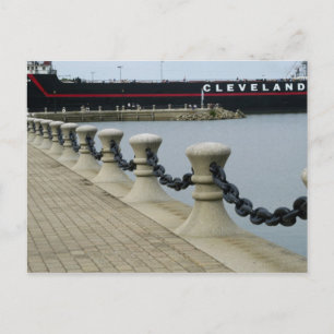 Cartão Postal No Pier em Cleveland Ohio