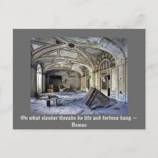 Cartão Postal No que os segmentos mais lentos fazem a vida e a f