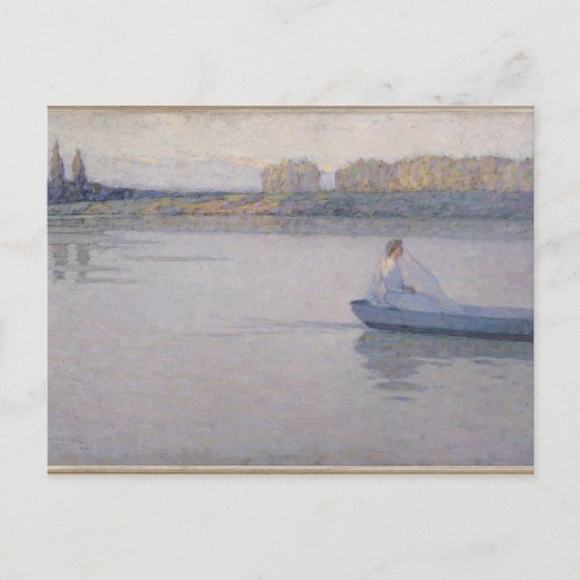 Cartão Postal No rio Morning, 1896 (Frente)