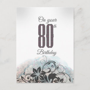Cartão Postal No seu 80º aniversário!