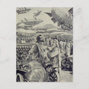 Cartão Postal "No show aéreo"