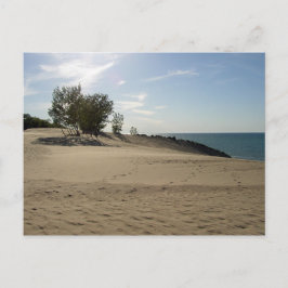 Cartão Postal No topo do Mt. Baldy, Parque Nacional Indiana Dune