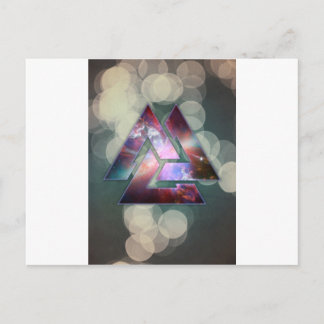 Cartão Postal Nó Triplo Cósmico