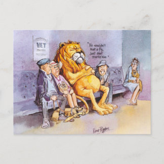 Cartão Postal No veterinário