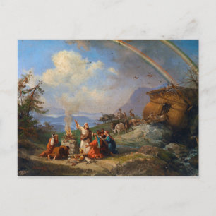 Cartão Postal Noah dá Obrigados para a entrega (1901)