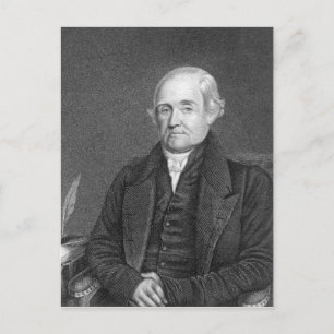 Cartão Postal Noah Webster gravado por G. Parker