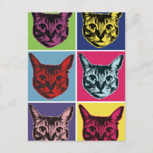 Cartão Postal Nobigao Pop Cat