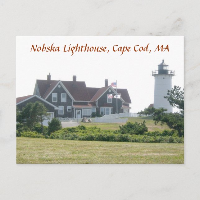 Cartão Postal Nobska Lighthouse, Cape Cod, Cartão-postal MÃE nº  (Frente)