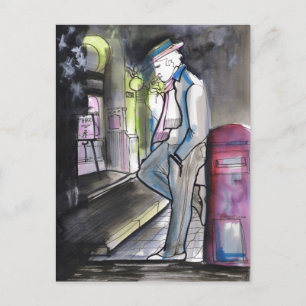Cartão Postal Noche y Buzon Tango