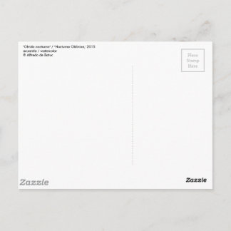 Cartão Postal "Nocturne Oblivion" / "Olvideo nocturno"