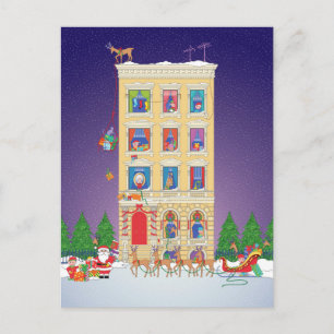 Cartão Postal Noite antes do Natal