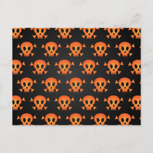 Cartão Postal Noite Assustadora do Halloween