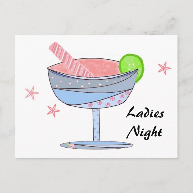 Cartão Postal Noite das Damas (Frente)