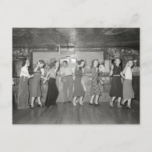Cartão Postal Noite das Garotas, 1938