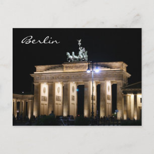 Cartão Postal noite de brandenburg