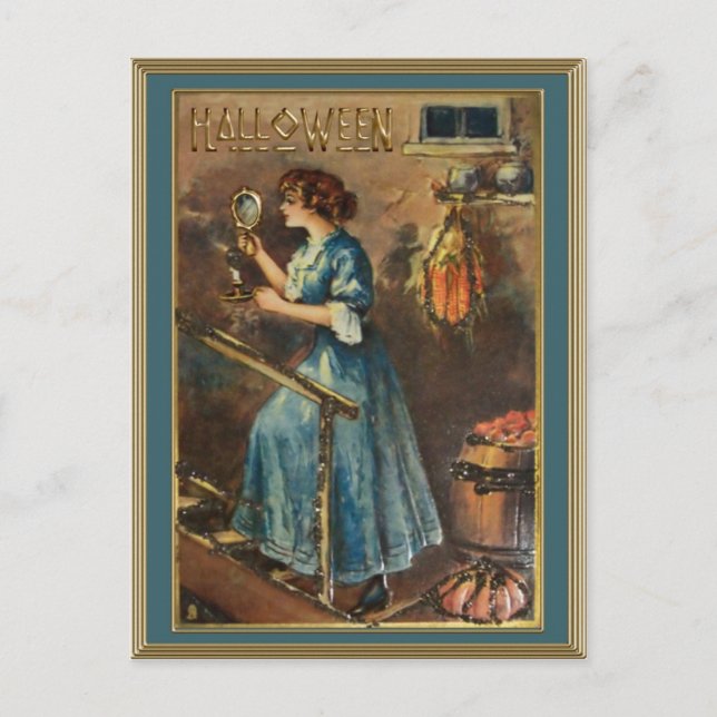 Cartão Postal Noite de Halloween (Frente)