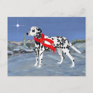 Cartão Postal Noite de Inverno Dalmata