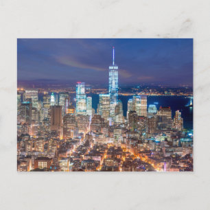 Cartão Postal Noite de Manhattan