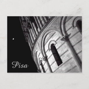 Cartão Postal Noite de Pisa, Itália