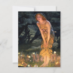 Cartão Postal “Noite de São João” de Edward Robert Hughes