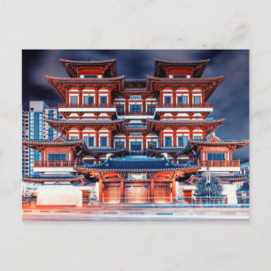 Cartão Postal Noite de Singapura