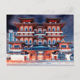 Cartão Postal Noite de Singapura