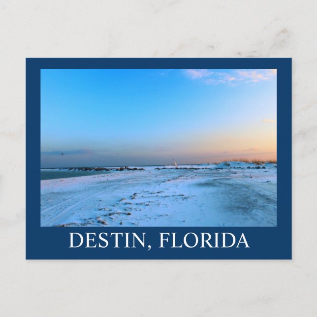 Cartão Postal Noite de sonho em Destin, Flórida (Frente)