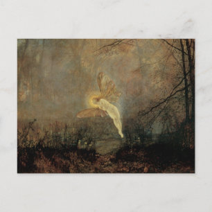 Cartão Postal Noite de Verão de Grimshaw, Arte Vitoriana Vintage