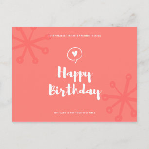 Cartão Postal Noite Engraçado